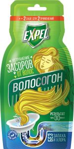 СРЕДСТВО ЭКСПЕЛ 2*50Г САШЕ Д/УСТРАНЕНИЯ ЗАСОРОВ ОТ ВОЛОС