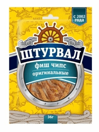 ФИШ ЧИПС ШТУРВАЛ 36Г ФИЛЕ ОРИГИНАЛЬНЫЕ СОЛЕНО-СУШЕНЫЙ