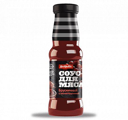 СОУС КОСТРОВОК 285Г БРУСНИЧНЫЙ ДЛЯ МЯСА СТ