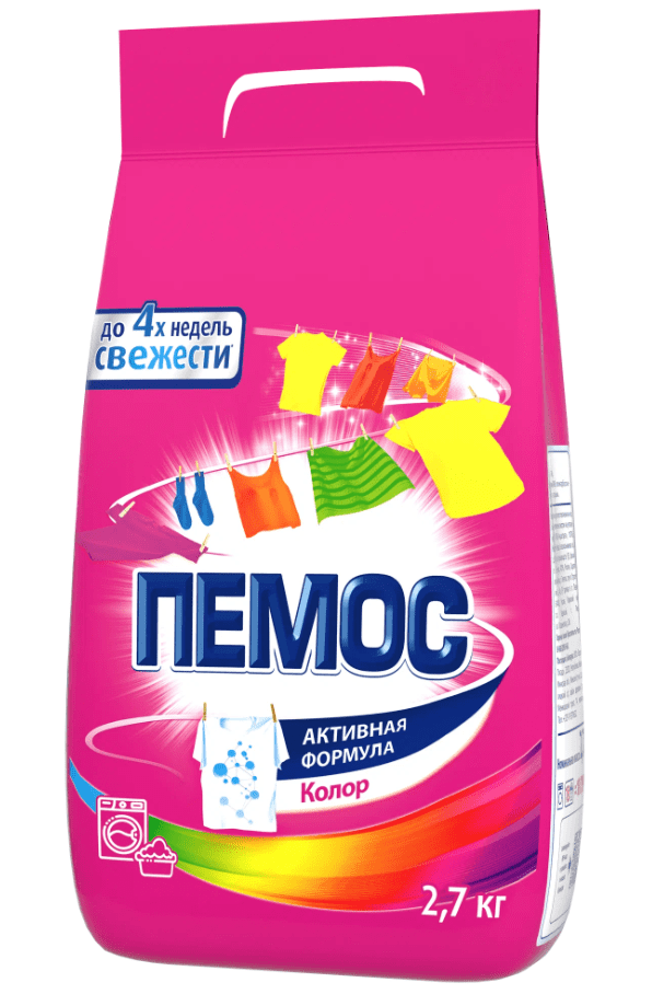 ПОРОШОК ПЕМОС 2,7КГ АВТОМАТ КОЛОР