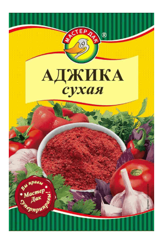 ПРИПРАВА МАСТЕР ДАК 15Г АДЖИКА СУХАЯ ПАКЕТ