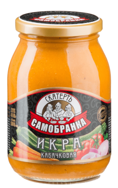 ИКРА КАБАЧКОВАЯ СКАТЕРТЬ-САМОБРАНКА 480-500Г СТ РОССИЯ/БЕЛАРУСЬ