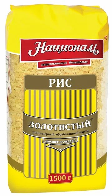 КРУПА НАЦИОНАЛЬ РИС ЗОЛОТИСТЫЙ 1500Г М/У