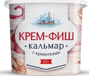 ПАСТА РЫБНАЯ ЕВРОПРОМ КРЕМ-ФИШ 150Г КАЛЬМАР-КРЕВЕТКА