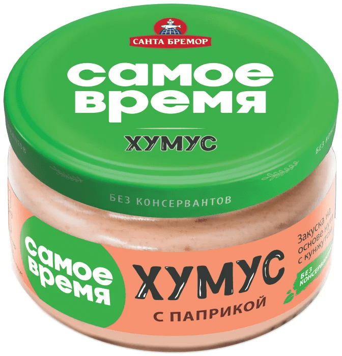 ХУМУС САНТА БРЕМОР 200Г С ПАПРИКОЙ СТ