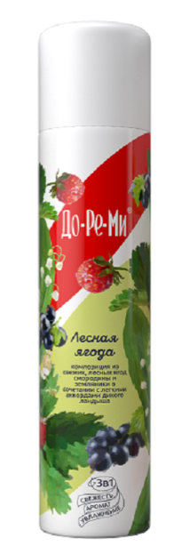 ОСВЕЖИТЕЛЬ ВОЗДУХА ДО-РЕ-МИ 350МЛ ЛЕСНАЯ ЯГОДА