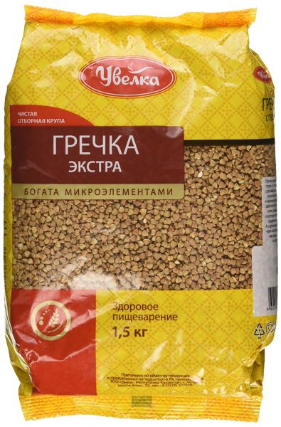 КРУПА УВЕЛКА 1,5КГ ГРЕЧНЕВАЯ ЯДРИЦА ЭКСТРА