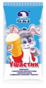 МОРОЖЕНОЕ ЧЕЛНЫ ХОЛОД УШАСТИК 70Г ВАНИЛЬНОЕ ВАФ СТ