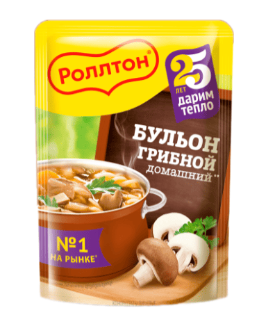 БУЛЬОН РОЛЛТОН 90Г ГРИБНОЙ ДОМАШНИЙ
