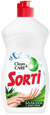 СРЕДСТВО Д/ПОСУДЫ СОРТИ 450Г БАЛЬЗАМ С АЛОЭ ВЕРА