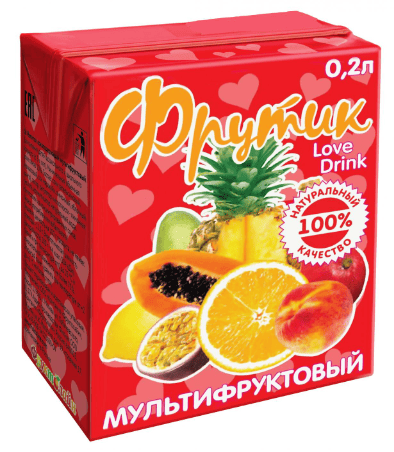 НАПИТОК ФРУТИК 0,2Л МУЛЬТИФРУКТОВЫЙ