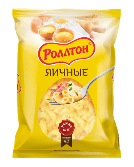 ИЗДЕЛИЯ МАК РОЛЛТОН 400Г РОЖКИ ЯИЧНЫЕ ГРУППА В