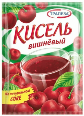 КИСЕЛЬ ТРАПЕЗА 100Г ВИШНЕВЫЙ