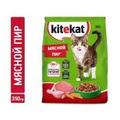 КОРМ Д/ВЗРОСЛЫХ КОШЕК КИТЕКАТ 350Г МЯСНОЙ ПИР