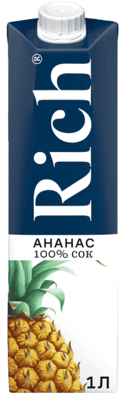 СОК РИЧ 1Л АНАНАСОВЫЙ 100%