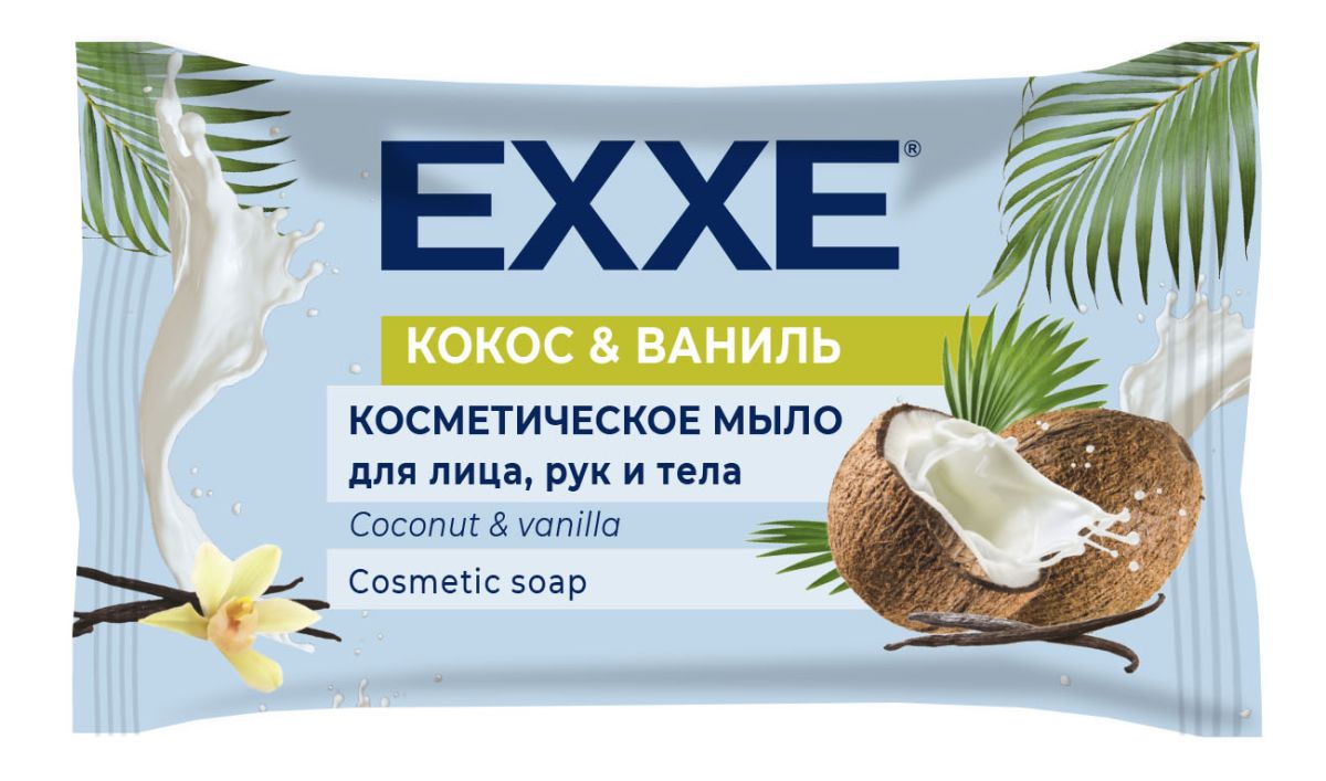 МЫЛО ЕХХЕ 75Г КОКОС И ВАНИЛЬ