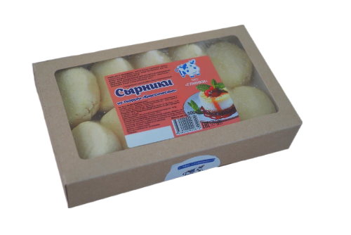 СЫРНИКИ ГЛИНКИ 500Г КЛАССИЧЕСКИЕ ИЗ ТВОРОГА КОРОБ