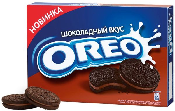 ПЕЧЕНЬЕ ОРЕО 228Г С КАКАО И НАЧИНКОЙ СО ВКУСОМ ШОКОЛАДА