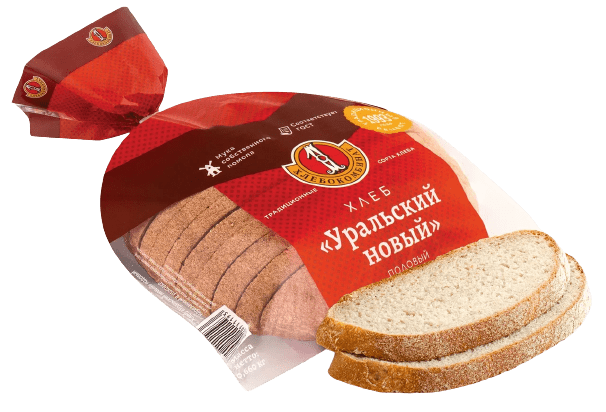 ХЛЕБ ПЕРВЫЙ ХЛЕБ-Т 600Г УРАЛЬСКИЙ НОВЫЙ НАРЕЗАННЫЙ УПАК