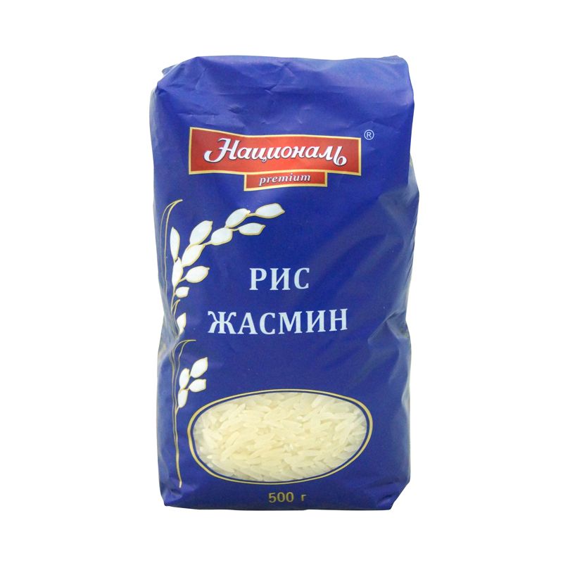 КРУПА НАЦИОНАЛЬ РИС ЖАСМИН 500Г М/У