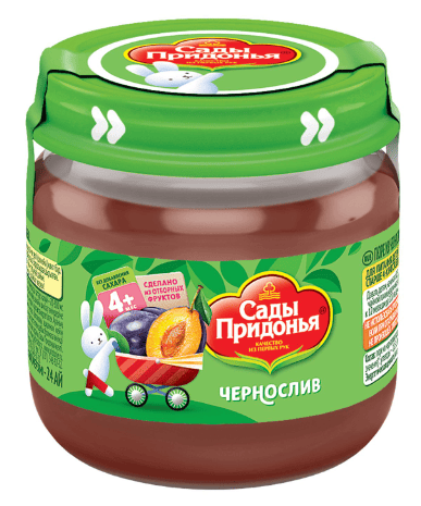 ПЮРЕ САДЫ ПРИДОНЬЯ 80Г ЧЕРНОСЛИВ СТ