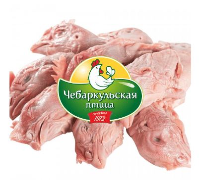 ГОЛОВЫ ЦЫПЛЕНКА-БРОЙЛЕРА ЧЕБАРКУЛЬ КГ СВМ
