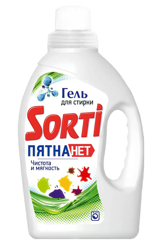 ГЕЛЬ Д/СТИРКИ СОРТИ 1200Г ПЯТНА НЕТ