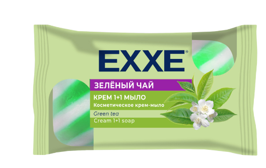 МЫЛО-КРЕМ ЕХХЕ 1+1 80Г ОЛИВКОВОЕ МАСЛО/ЗЕЛЕНЫЙ ЧАЙ
