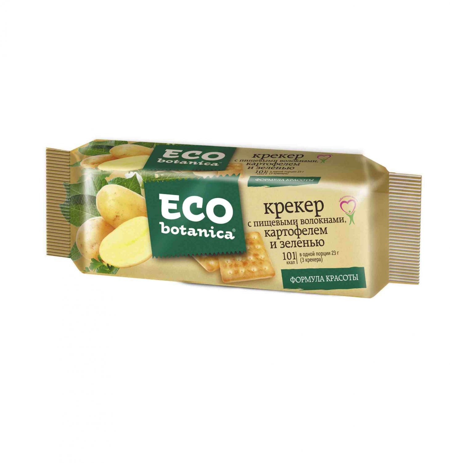 Eco botanica. Крекер с картофелем и зеленью эко ботаника, 175 г. Крекер Eco-Botanica с пищевыми волокнами картофеле. Eco Botanica крекер с картофелем и зеленью. Крекер эко ботаника (175г картофель,зелень) рот фронт ОАО-Россия.