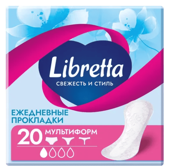 ПРОКЛАДКИ ЕЖЕДН ЛИБРЕТТА 20ШТ СВЕЖЕСТЬ И СТИЛЬ МУЛЬТИФОРМ