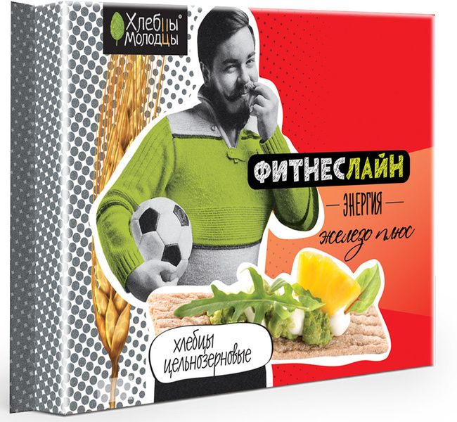 ХЛЕБЦЫ ХЛЕБЦЫ-МОЛОДЦЫ ФИТНЕС ЛИНИЯ 100Г ЖЕЛЕЗО ПЛЮС