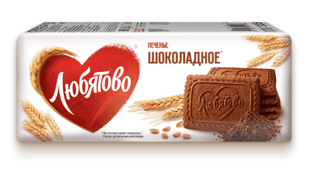 ПЕЧЕНЬЕ ЛЮБЯТОВО ШОКОЛАДНОЕ 365Г