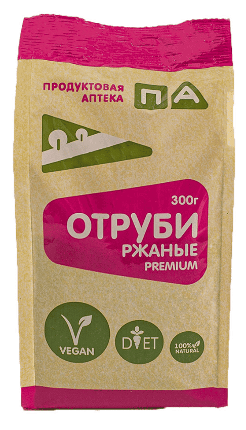 ОТРУБИ ПРОДУКТОВАЯ АПТЕКА ПРЕМИУМ 300Г РЖАНЫЕ