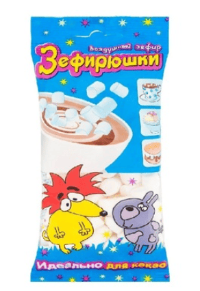 ЗЕФИР ВОЗДУШНЫЙ ЗЕФИРЮШКИ 15Г ДЛЯ КАКАО