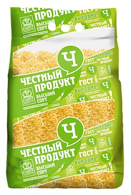 ИЗДЕЛИЯ МАК ЧЕСТНЫЙ ПРОДУКТ 5КГ ГЛАДКИЙ РОЖОК