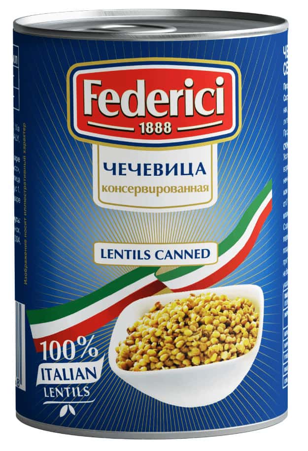 ЧЕЧЕВИЦА ФЕДЕРИЧИ 425МЛ ЖБ КЛЮЧ