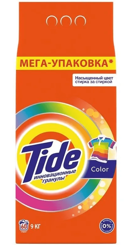 ПОРОШОК ТАЙД 9КГ АВТОМАТ КОЛОР