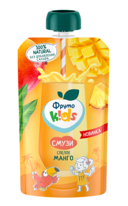 ДЕСЕРТ ФРУТОКИДС 130Г МУЛЬТФРУКТОВЫЙ С МАНГО СУМЗИ Д/П