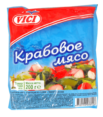 МЯСО КРАБОВОЕ ВИЧИ 200Г