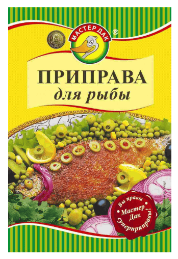 ПРИПРАВА МАСТЕР ДАК 15Г ДЛЯ РЫБЫ ПАКЕТ