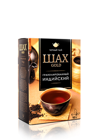 ЧАЙ ШАХ ГОЛД 90Г ИНДИЙСКИЙ ГРАНУЛИРОВАННЫЙ