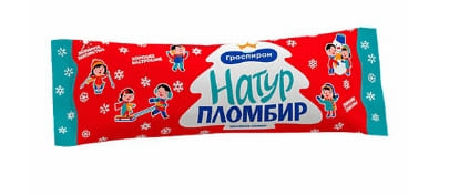 МОРОЖЕНОЕ ГРОСПИРОН 420Г ПЛОМБИР