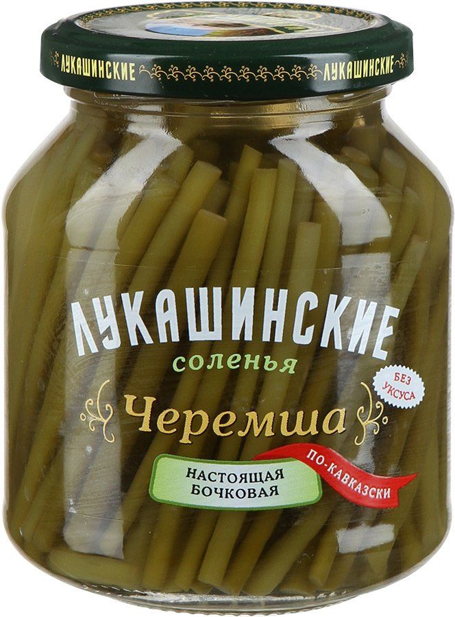 ЧЕРЕМША ЛУКАШИНСКИЕ 340Г СОЛЕНАЯ БОЧКОВАЯ ПО-КАВКАЗСКИ СТ
