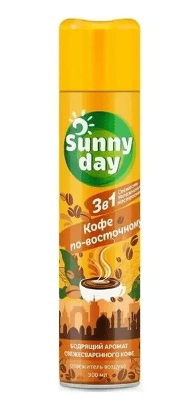ОСВЕЖИТЕЛЬ ВОЗДУХА САННИ ДЕЙ 300МЛ КОФЕ ПО-ВОСТОЧНОМУ