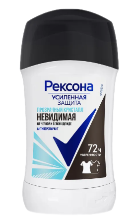 АНТИПЕРСПИРАНТ РЕКСОНА 40МЛ ПРОЗРАЧНЫЙ КРИСТАЛЛ КАРАНДАШ