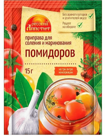 ПРИПРАВА ВИТЭКС Д/СОЛЕНИЯ И МАРИНОВАНИЯ ПОМИДОР 15Г