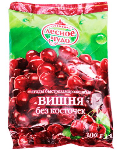 ЗАМОРОЗКА ЯГОДНАЯ ЛЕСНОЕ ЧУДО 300Г ВИШНЯ