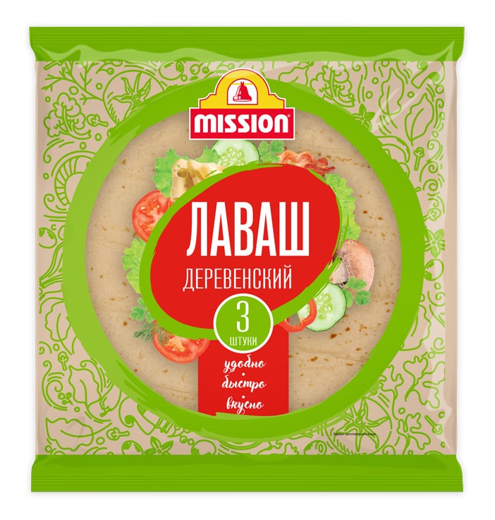 ЛАВАШ МИШН 270Г ДЕРЕВЕНСКИЙ