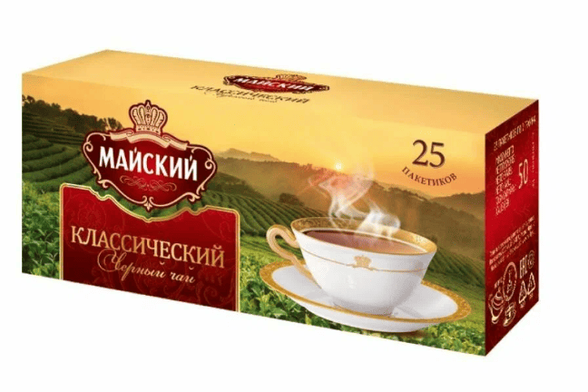 ЧАЙ МАЙСКИЙ КЛАССИЧЕСКИЙ ЧЕРНЫЙ 25*2Г