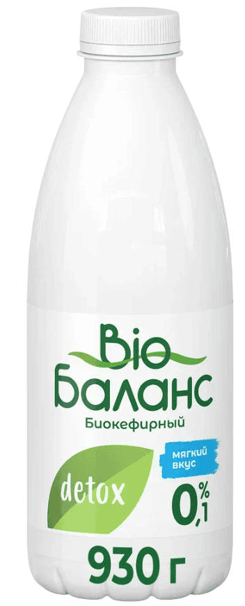 ПРОДУКТ КЕФИРНЫЙ БИО-БАЛАНС 0% 930Г ПЭТ
